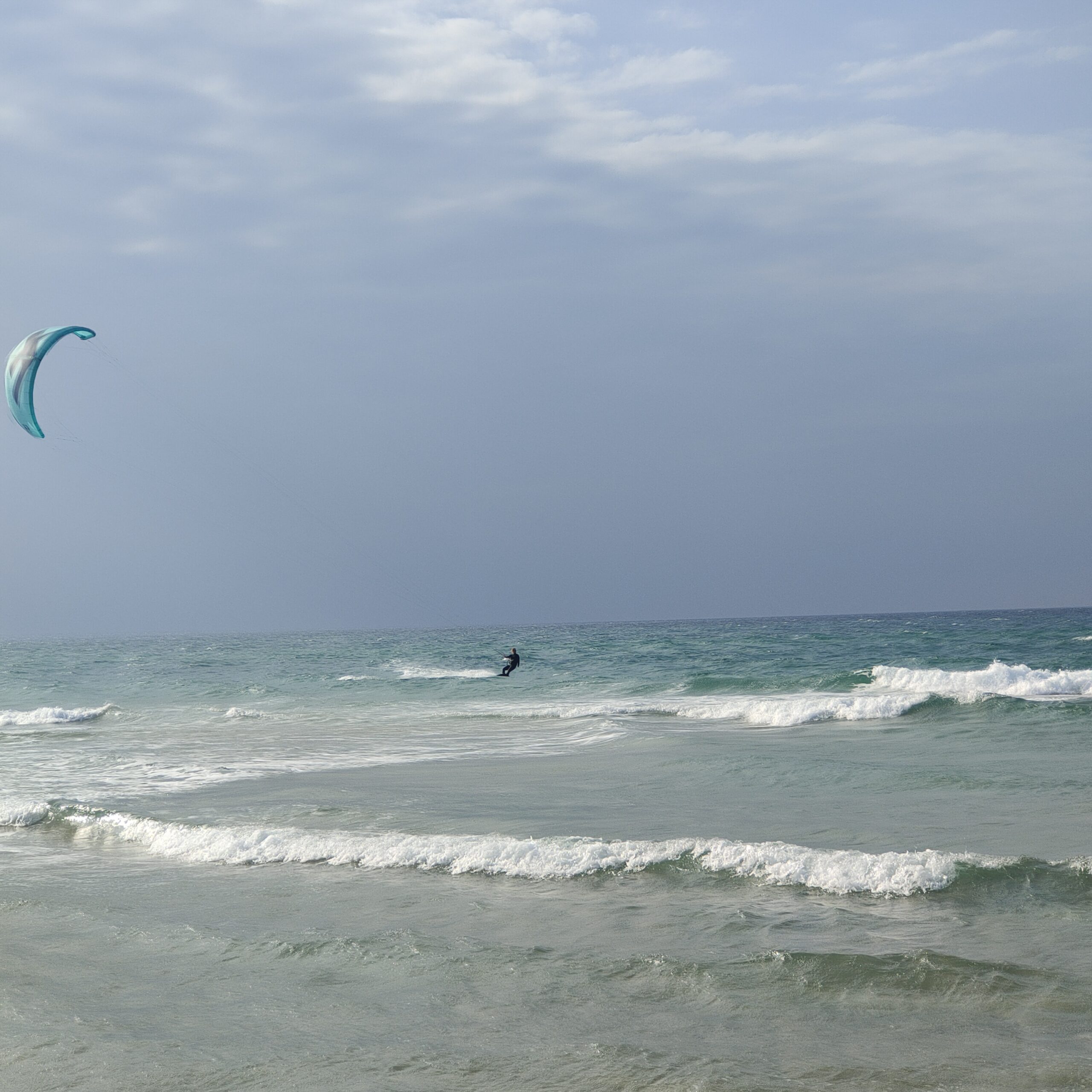 Kitesurfing Alone