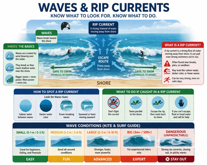 How to Read Waves when Kitesurfing: Waves, Currents & the Sea